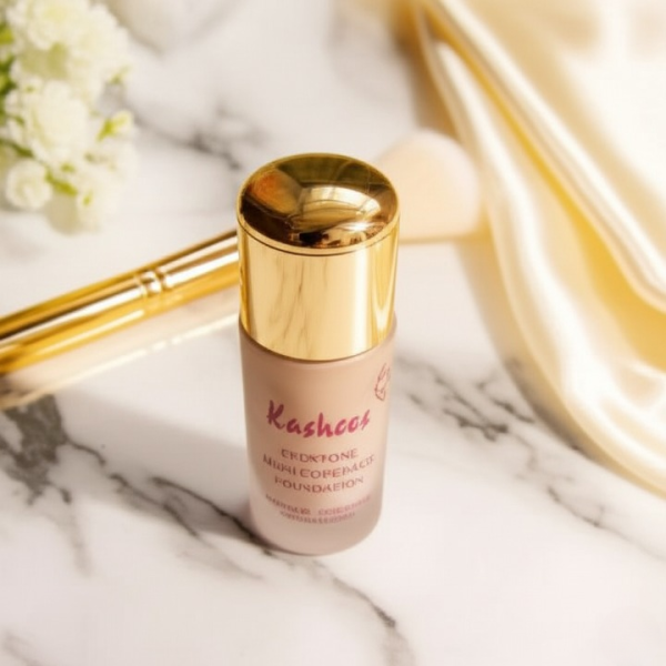 Full Coverage Matte Creamy Foundation For Flawless Skin – Lightweight, Long-lasting (24h) Makeup Base For All Skin Types